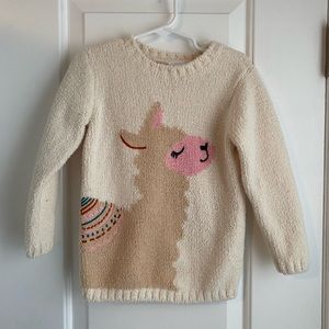 HANNA ANDERSSON size 4 llama sweater
